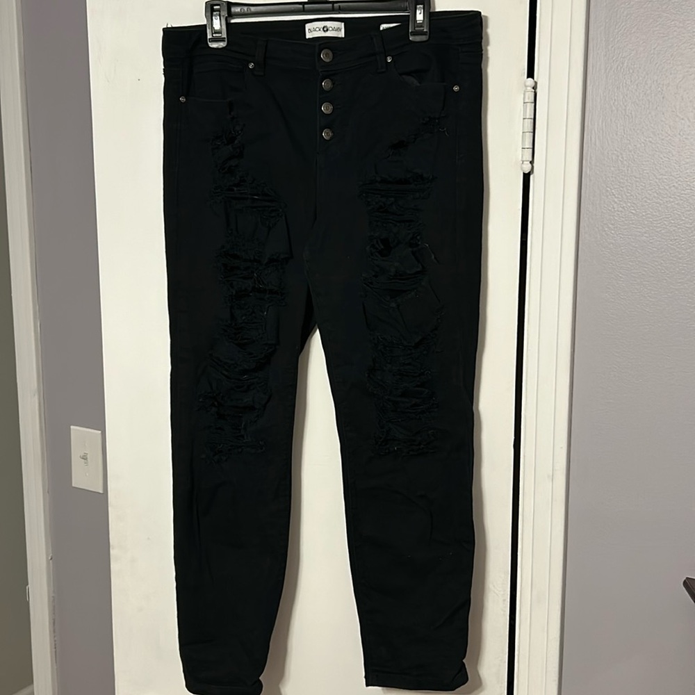 Black Ripped Jeans